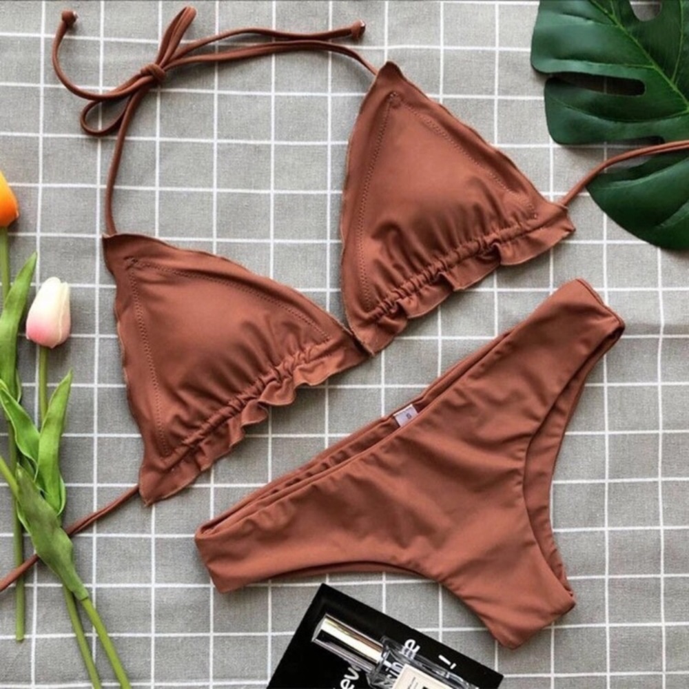Bronze Kiss Bikini Set - Picture 2 of 4